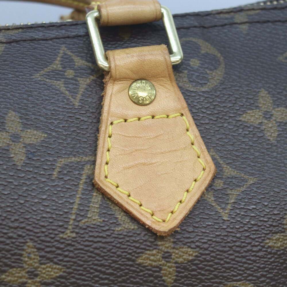 LOUIS VUITTON Authentic Brown Monogram Speedy 30 Boston Bag - Picture 8 of 10